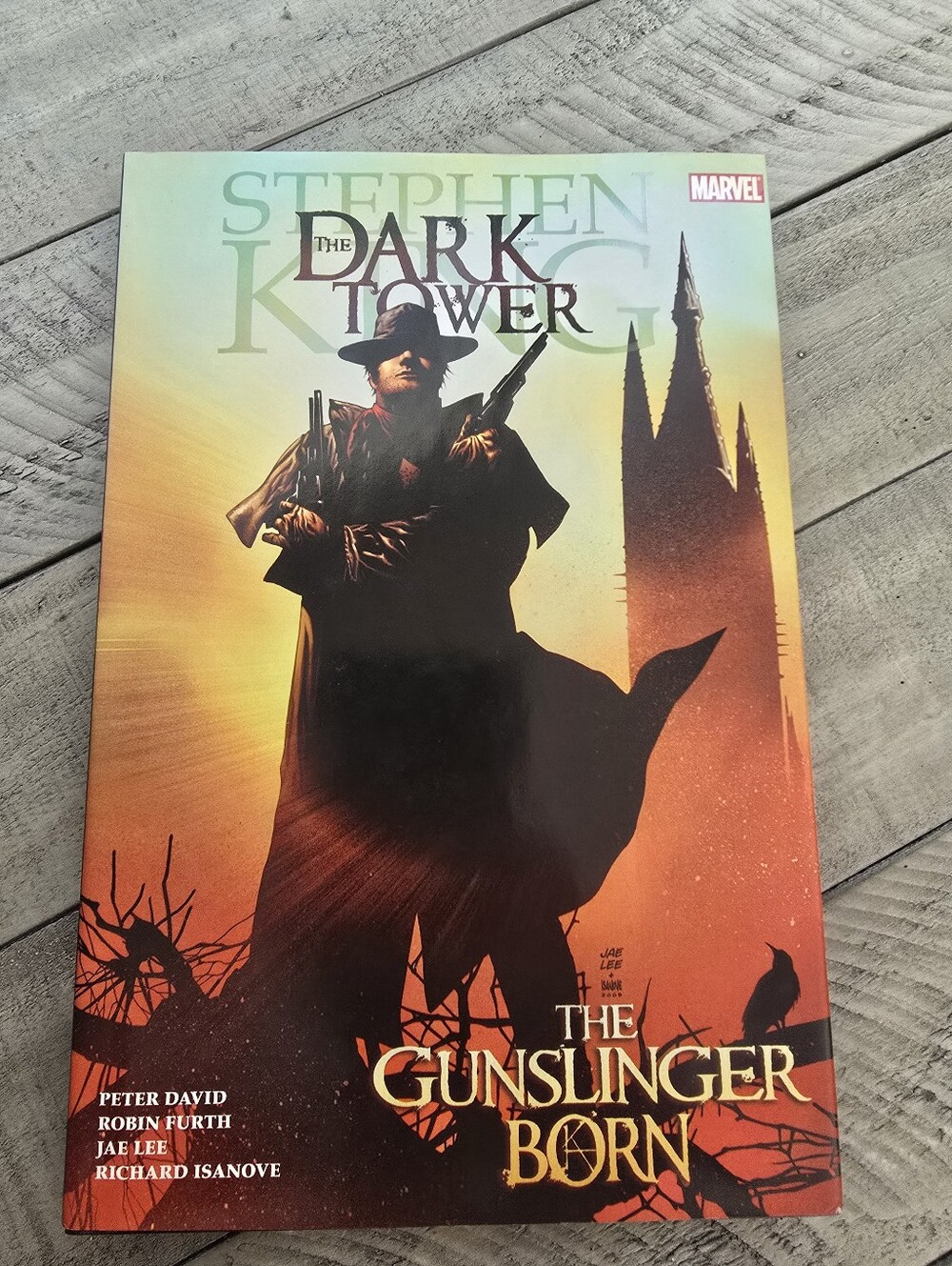 Marvel The Dark Tower: The Gunslinger Born - Orange & Black Cover Art